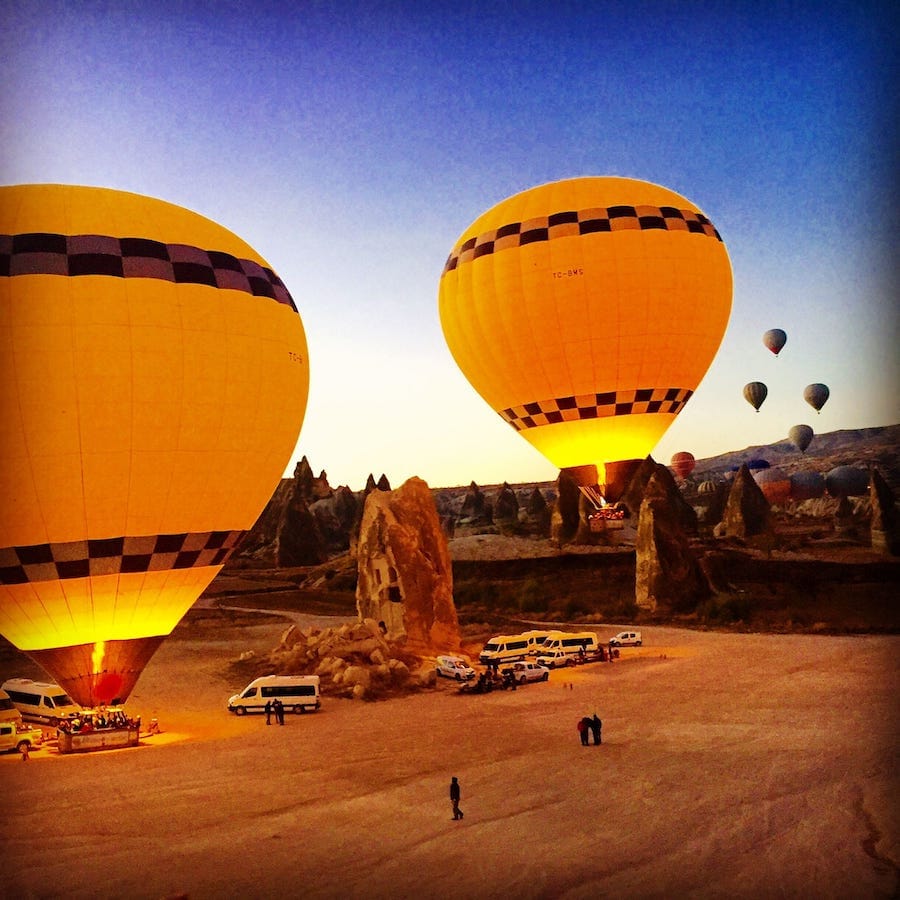 Montgolfière en Cappadoce