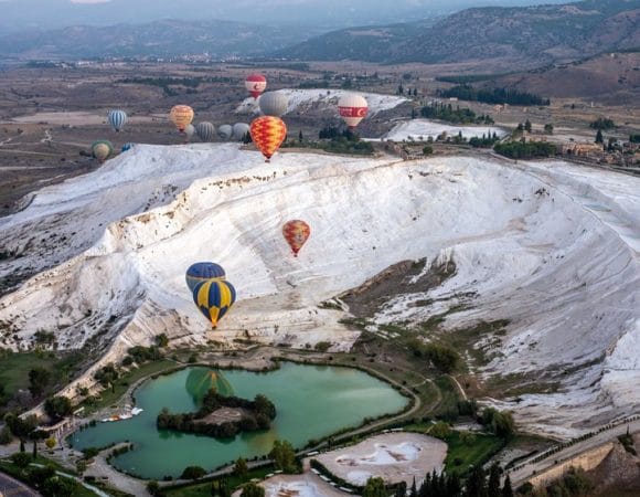 Vol en montgolfière Pamukkale