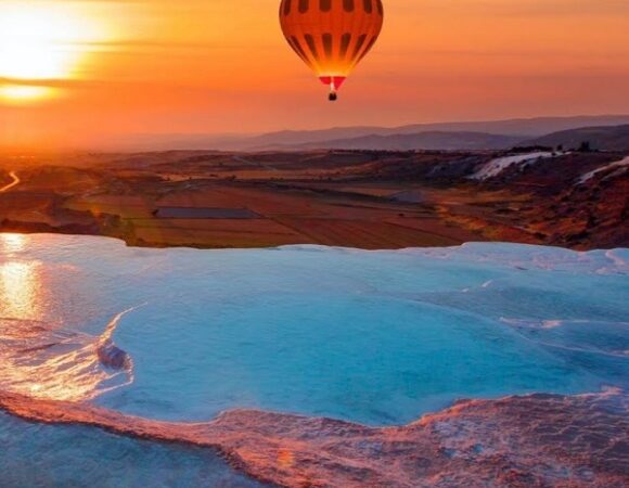 Tour en montgolfière de Pamukkale au départ d'Antalya