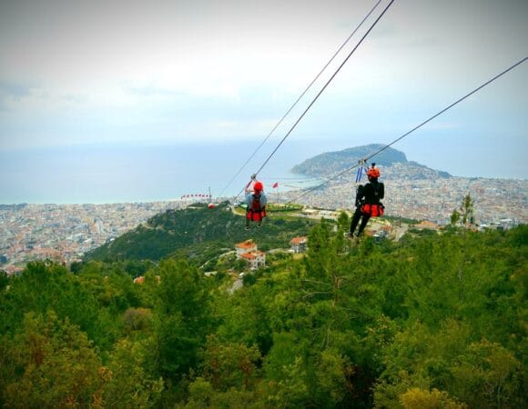 Escursione con la zipline ad Alanya
